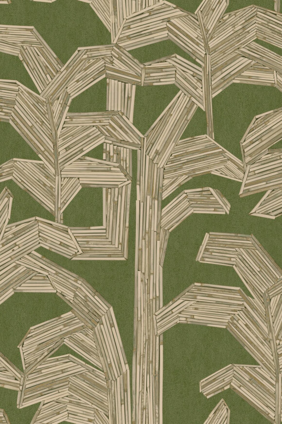 Arte Lanai Kailua behang in kleur Moss (81507) - Product close-up