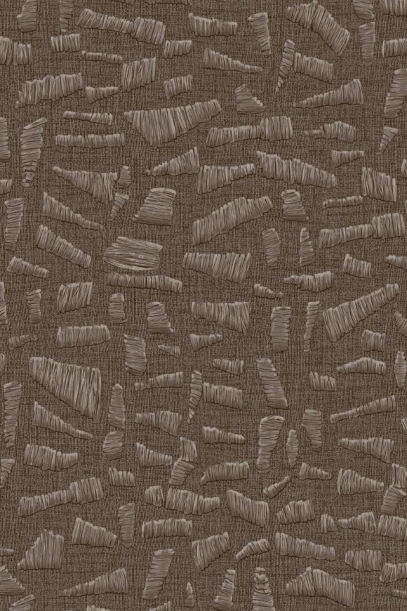 Arte Lanai Kona behang in kleur Dark Umber (81563) - Product close-up