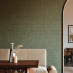 Arte Lanai Puna behang in kleur Aqua (81544) - Interieur impressie