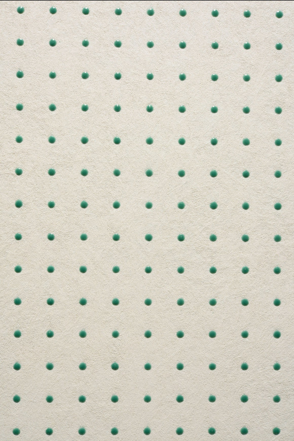 Arte Le corbusier dots Dots behang in kleur Ivory White (31000) - Product close-up