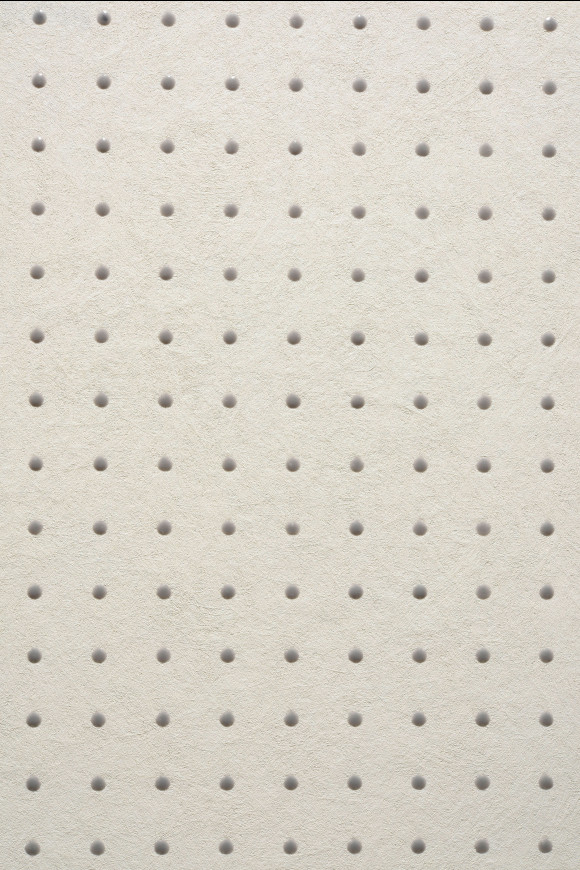 Arte Le-corbusier-dots Dots behang in kleur Ivory White (31001) - Product close-up
