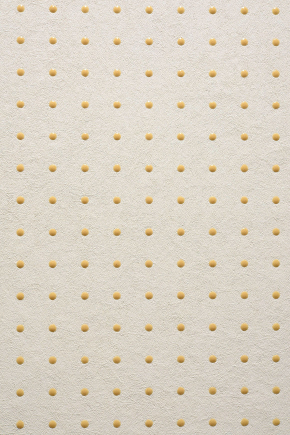 Arte Le corbusier dots Dots behang in kleur Ivory White (31003) - Product close-up