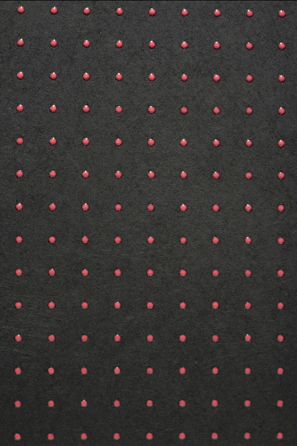 Arte Le-corbusier-dots Dots behang in kleur Ivory Black (31010) - Product close-up