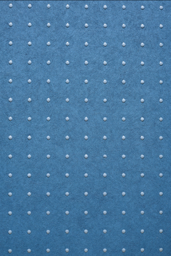 Arte Le corbusier dots Dots behang in kleur Powerful Cerulean (31011) - Product close-up