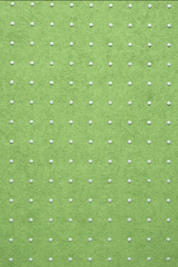 Arte Le-corbusier-dots Dots behang in kleur Vernal Green (31019) - Product close-up