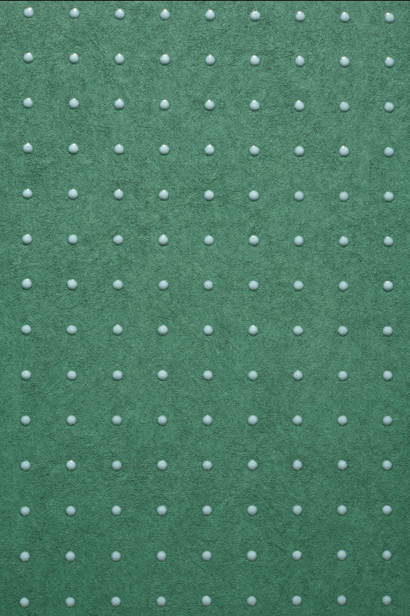 Arte Le-corbusier-dots Dots behang in kleur English Green (31021) - Product close-up