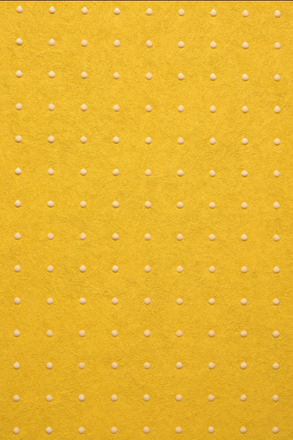 Arte Le corbusier dots Dots behang in kleur Yellow Colour of the Sun (31022) - Product close-up