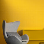 Arte Le corbusier dots Dots behang in kleur Yellow Colour of the Sun (31022) - Interieur impressie