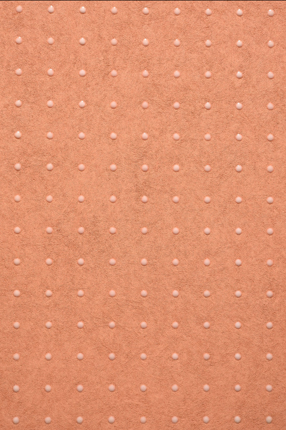 Arte Le corbusier dots Dots behang in kleur Apricot Orange (31024) - Product close-up