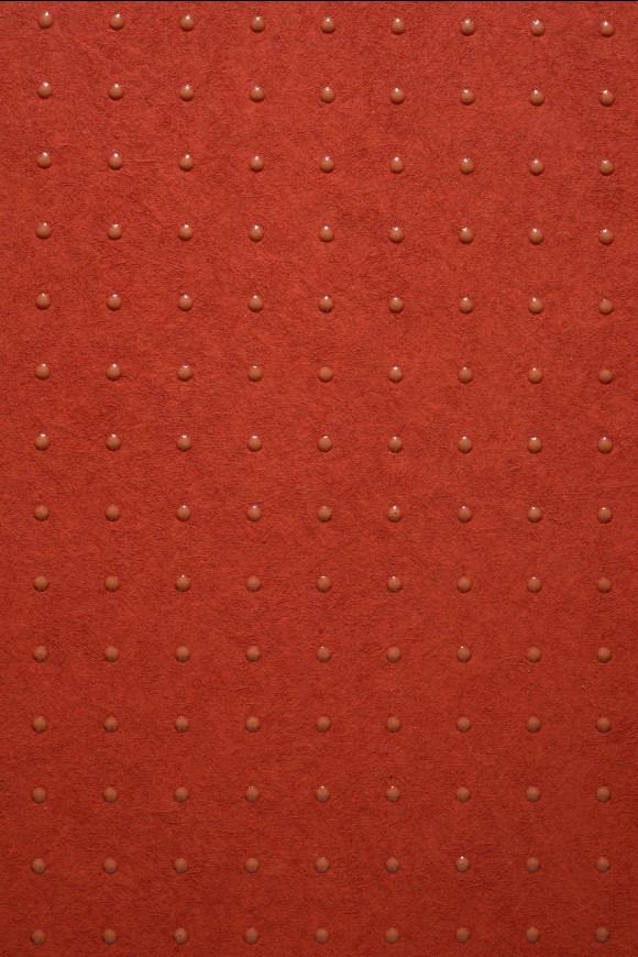 Arte Le-corbusier-dots Dots behang in kleur Cinnabar Red (31027) - Product close-up