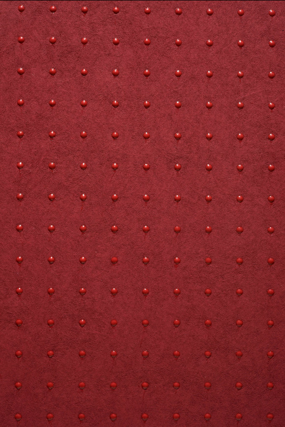 Arte Le-corbusier-dots Dots behang in kleur Noble Carmine Red (31028) - Product close-up