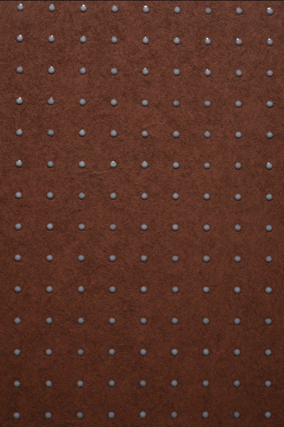 Arte Le-corbusier-dots Dots behang in kleur Deeply Burnt Sienna (31032) - Product close-up