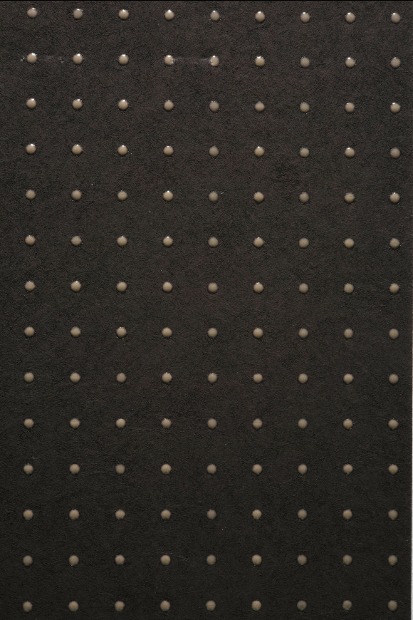 Arte Le-corbusier-dots Dots behang in kleur Dark Burnt Umber (31034) - Product close-up