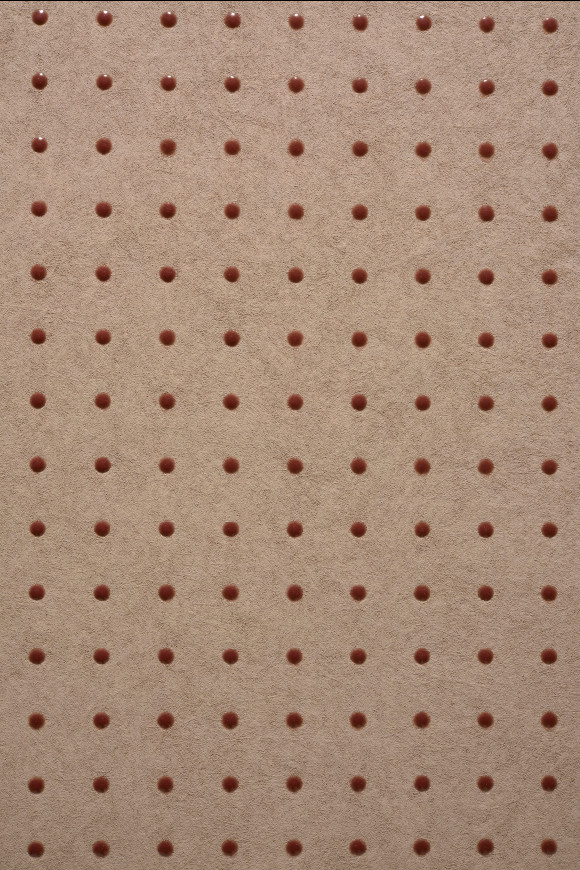 Arte Le-corbusier-dots Dots behang in kleur Burnt Umber (31039) - Product close-up