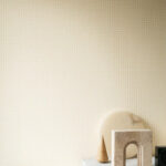 Arte Le corbusier dots Dots behang in kleur Ivory White (31003) - Interieur impressie