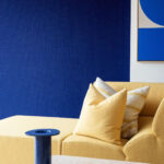 Arte Le corbusier dots Dots behang in kleur Profound Ultramarine (31012) - Interieur impressie