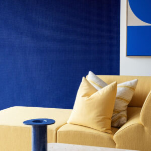 Arte Le corbusier dots Dots behang in kleur Profound Ultramarine (31012) - Interieur impressie