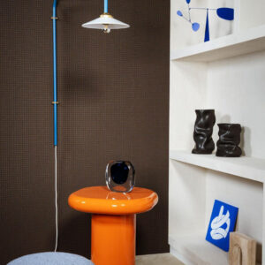 Arte Le corbusier dots Dots behang in kleur Marron (31033) - Interieur impressie