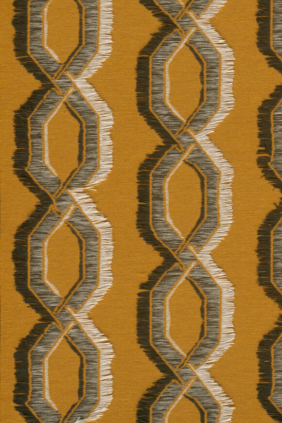 Arte Le-couturier Franges behang in kleur Marigold (58521) - Product close-up