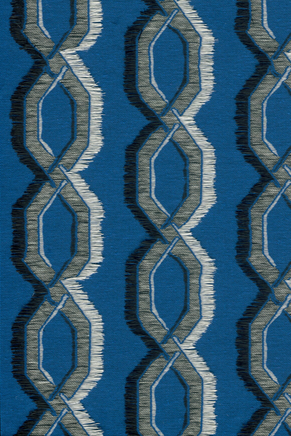 Arte Le-couturier Franges behang in kleur Cobalt (58522) - Product close-up