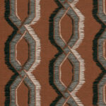 Arte Le couturier Franges behang in kleur Chestnut (58524) - Product close-up