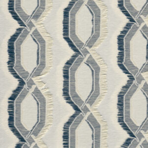 Arte Le-couturier Franges behang in kleur Porcelain (58525) - Product close-up