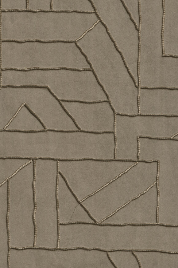 Arte Le-couturier La Dérive behang in kleur Truffle (58502) - Product close-up