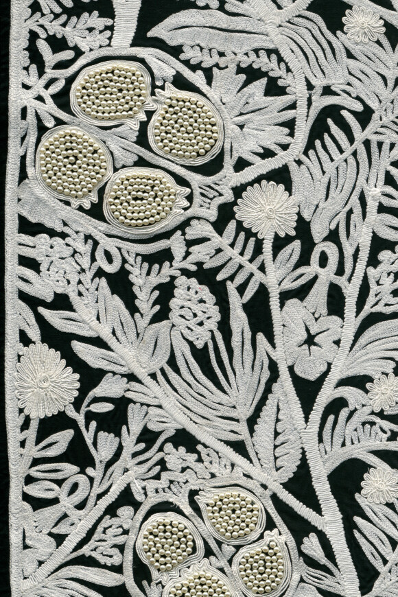 Arte Le couturier La perle behang in kleur Black Pearl (58530) - Product close-up