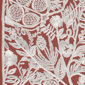 Arte Le couturier La perle behang in kleur Coral (58536) - Product close-up