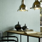 Flamant les unis linens Lin behang in kleur Esmeralda (78021) - Interieur impressie