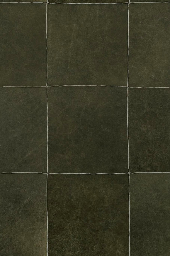 Arte Les-cuirs Aspect behang in kleur Army (33548) - Product close-up