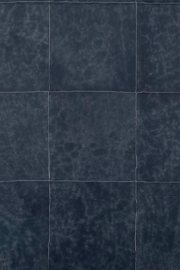 Arte Les-cuirs Aspect behang in kleur Denim (33549) - Product close-up