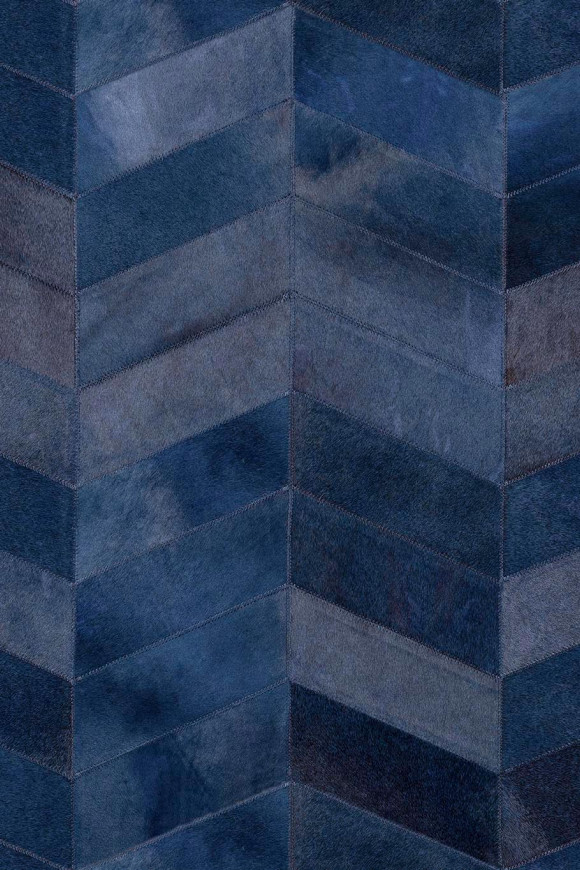 Arte Les cuirs Montage behang in kleur Indigo (33524) - Product close-up