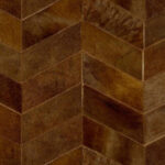 Arte Les-cuirs Montage behang in kleur Cognac (33527) - Product close-up
