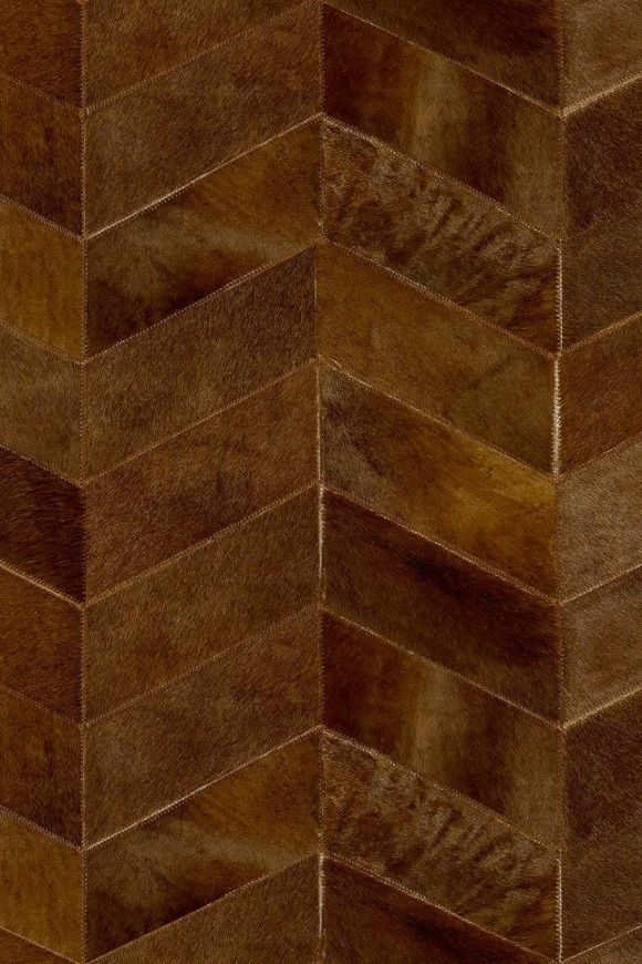 Arte Les-cuirs Montage behang in kleur Cognac (33527) - Product close-up