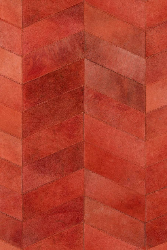 Arte Les-cuirs Montage behang in kleur Coral (33529) - Product close-up