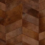 Arte Les-cuirs Montage behang in kleur Chestnut (33530) - Product close-up