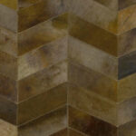 Arte Les-cuirs Montage behang in kleur Khaki (33533) - Product close-up