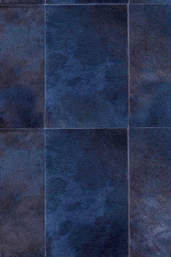 Arte Les-cuirs Rectangle behang in kleur Indigo (33504) - Product close-up