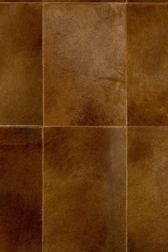 Arte Les-cuirs Rectangle behang in kleur Cognac (33507) - Product close-up