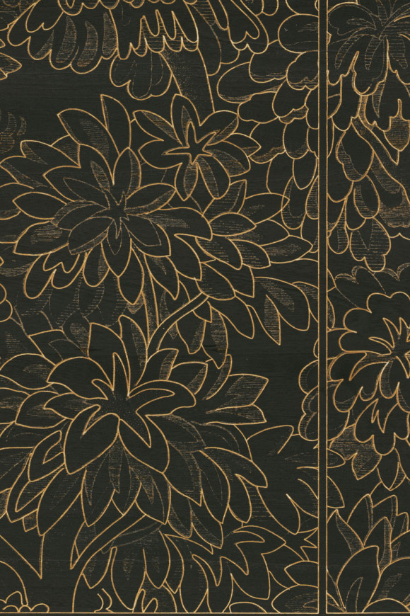 Arte Les forets Ajoura behang in kleur Ebony (48062) - Product close-up