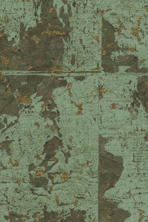 Arte Les-forets Éclat behang in kleur Aloe (48040) - Product close-up