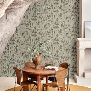 Arte Les forets Eclat behang in kleur Smoke (48042) - Interieur impressie