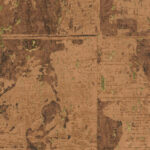 Arte Les-forets Éclat behang in kleur Rust (48043) - Product close-up