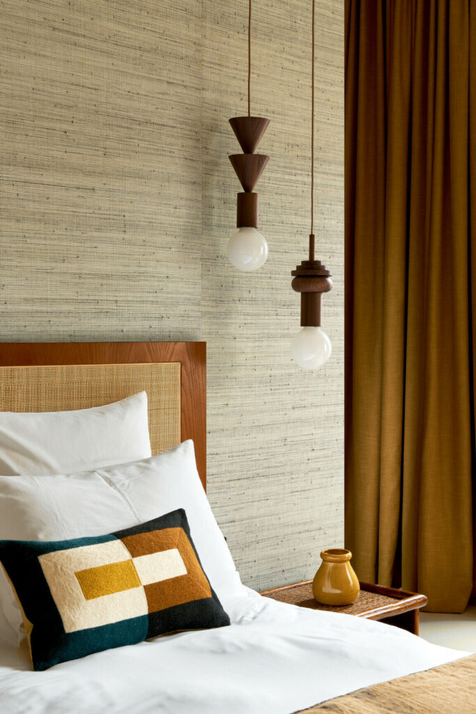 Arte Les forets Infini behang in kleur Mushroom (48021) - Interieur impressie