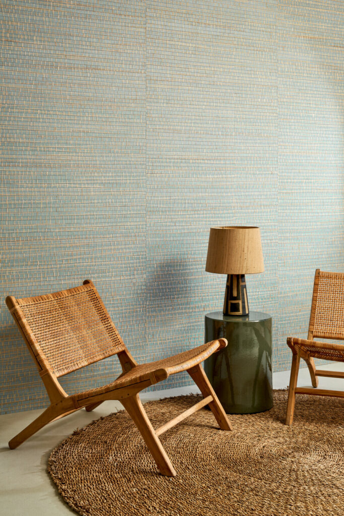 Arte Les forets Ruban behang in kleur Skylight (48073) - Interieur impressie