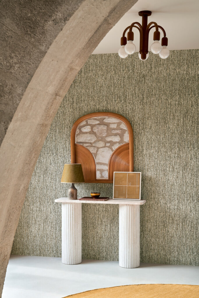 Arte Les forets Tresse behang in kleur Sepia (48051) - Interieur impressie