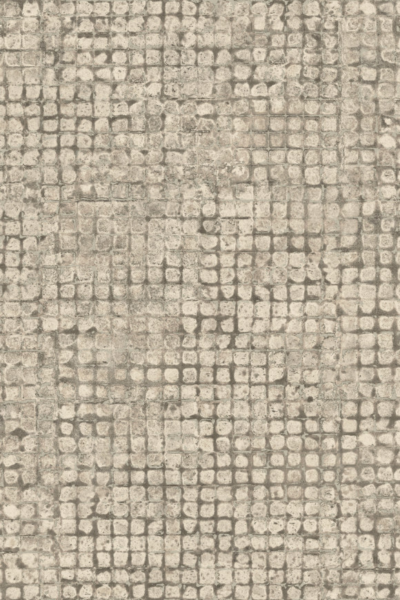 Arte Les-thermes Mosaico behang in kleur Stone (70514) - Product close-up