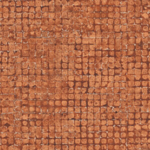 Arte Les-thermes Mosaico behang in kleur Terracotta (70517) - Product close-up