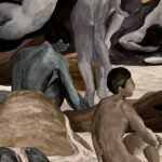 Arte Les thermes Saturnia behang in kleur Havanna (70501) - Product close-up